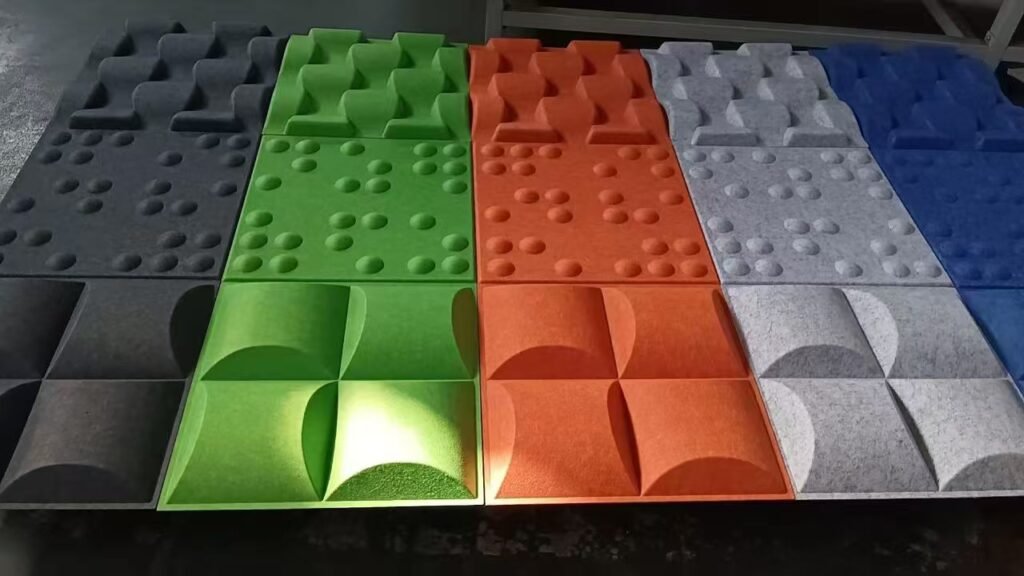 Polyester fiber acoustic panels, star roof customization, polyester fiber board print pattern, audio-visual room, soundproof room