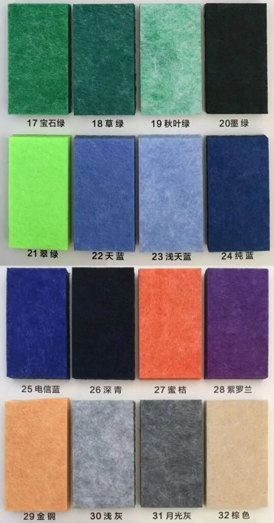 Polyester fiber acoustic panels, star roof customization, polyester fiber board print pattern, audio-visual room, soundproof room