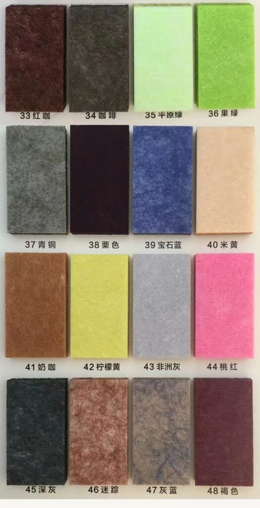 Polyester fiber acoustic panels, star roof customization, polyester fiber board print pattern, audio-visual room, soundproof room