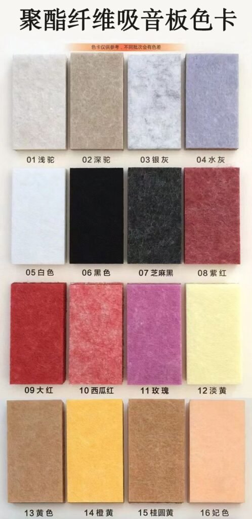 Polyester fiber acoustic panels, star roof customization, polyester fiber board print pattern, audio-visual room, soundproof room