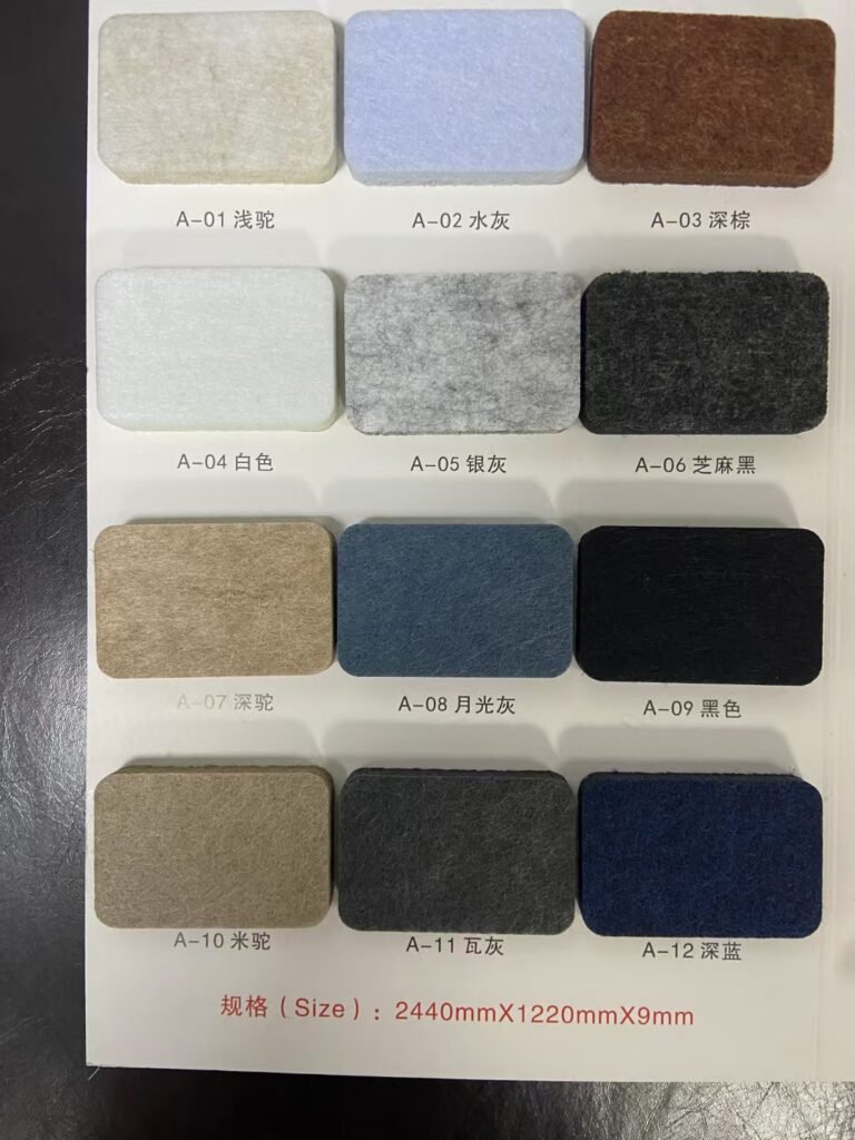 Polyester fiber acoustic panels, star roof customization, polyester fiber board print pattern, audio-visual room, soundproof room