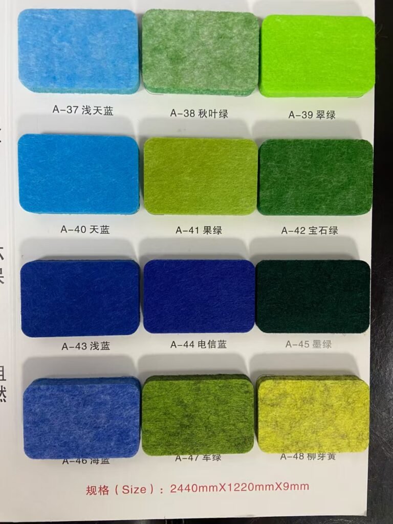 Polyester fiber acoustic panels, star roof customization, polyester fiber board print pattern, audio-visual room, soundproof room