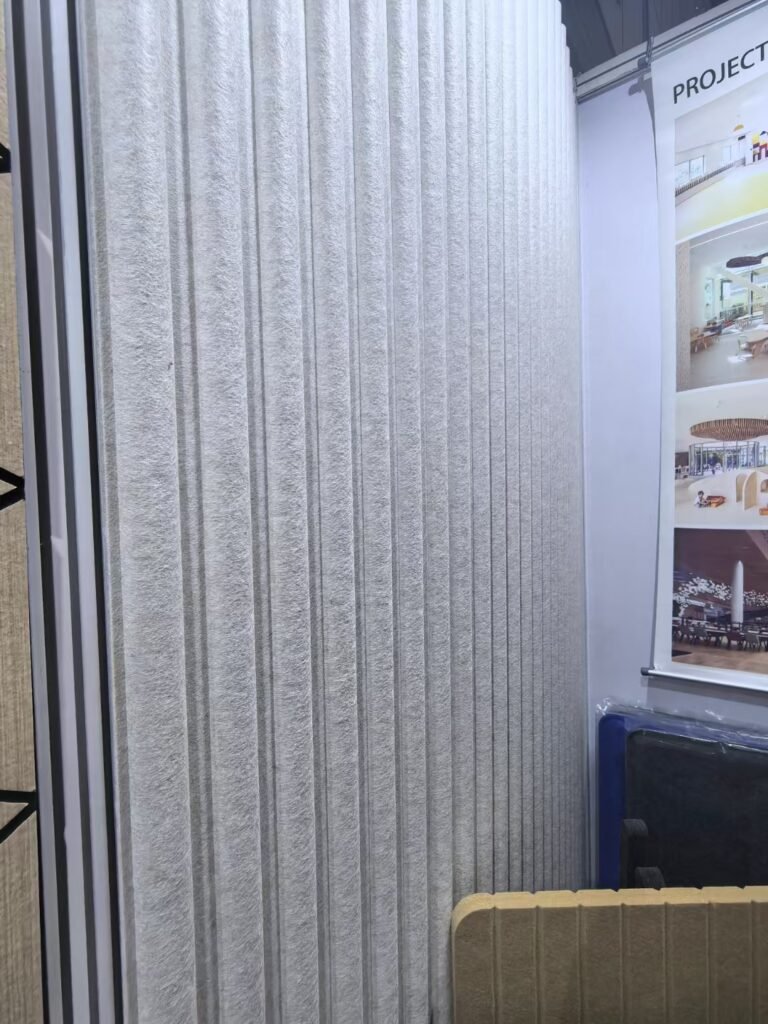 Polyester fiber acoustic panels, star roof customization, polyester fiber board print pattern, audio-visual room, soundproof room