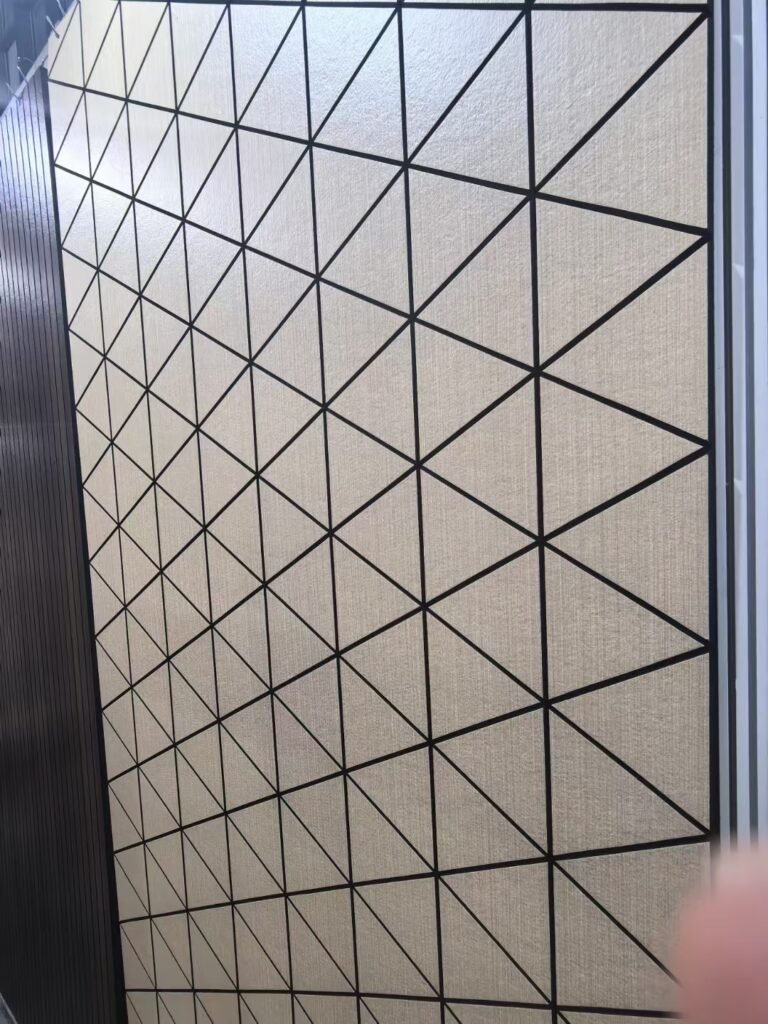 Polyester fiber acoustic panels, star roof customization, polyester fiber board print pattern, audio-visual room, soundproof room