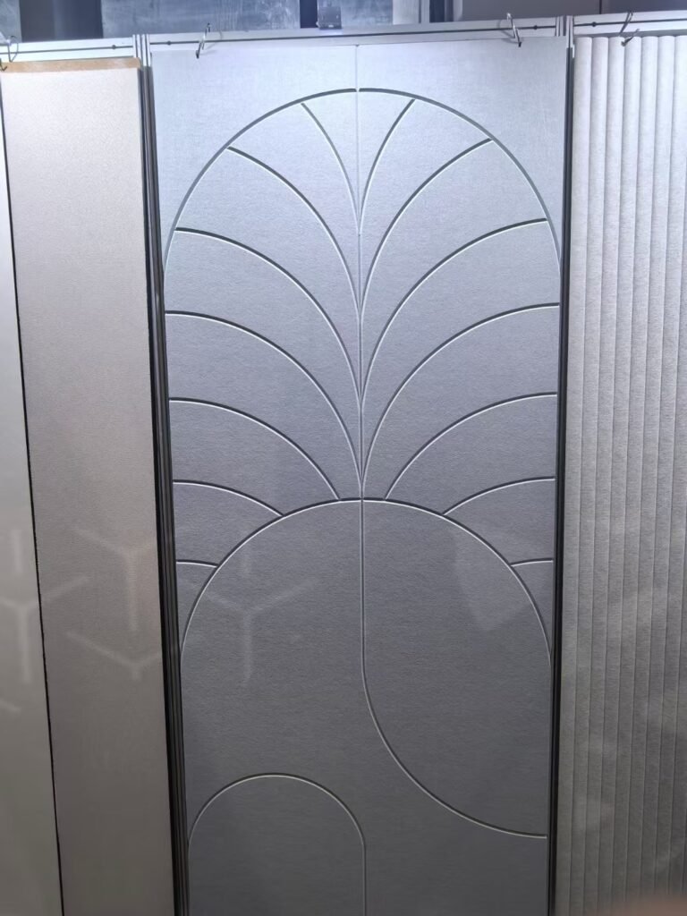 Polyester fiber acoustic panels, star roof customization, polyester fiber board print pattern, audio-visual room, soundproof room